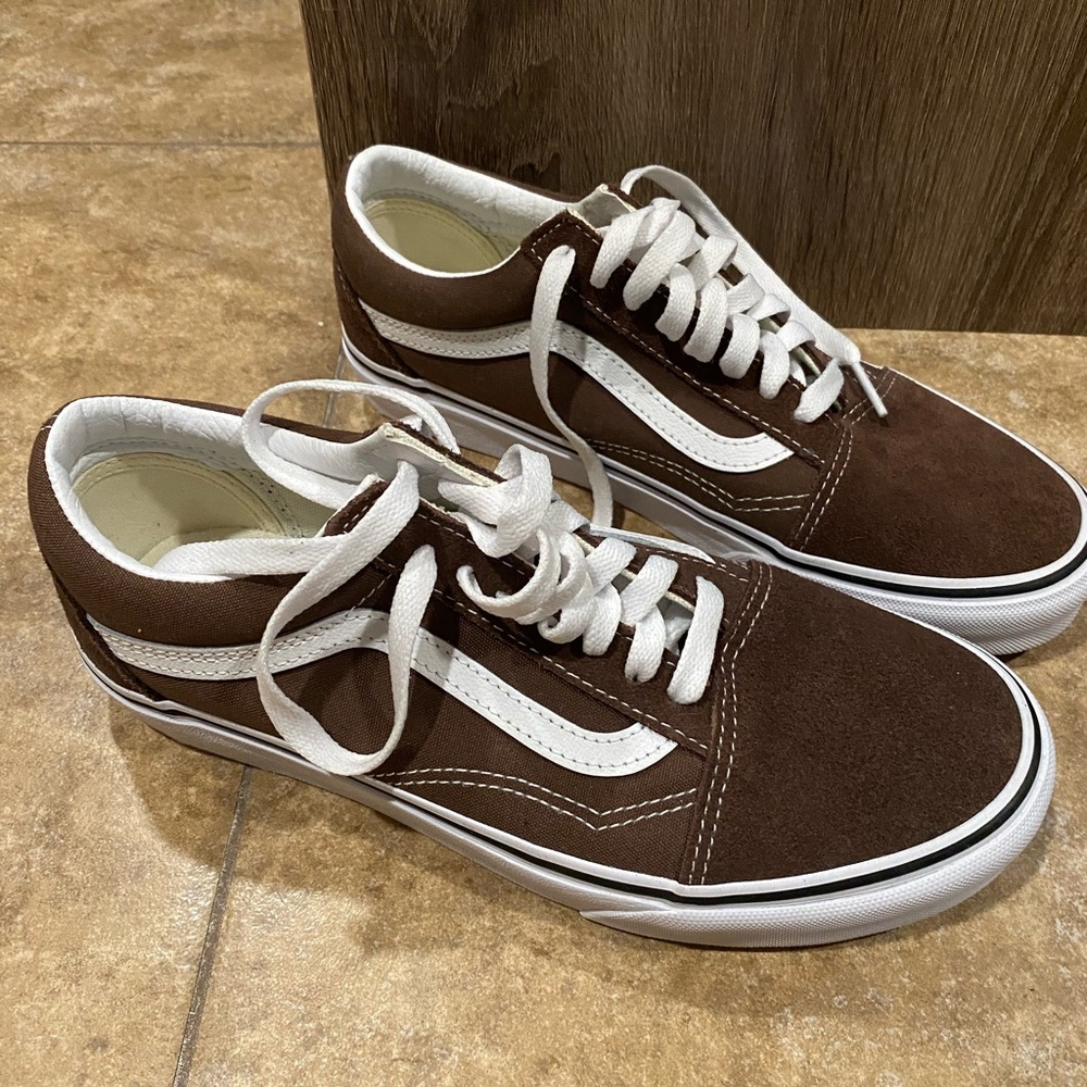 Brown Old School Vans Sneakers